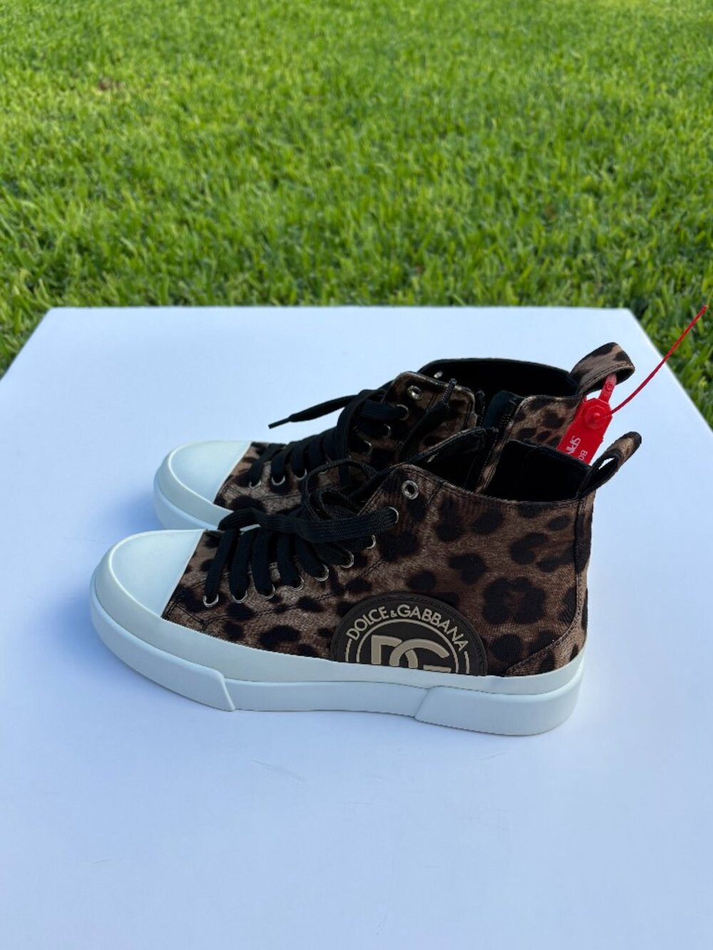 Dolce & Gabbana Portofino Mid-Top Sneakers (size 41)